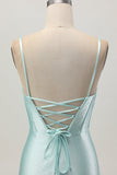 Light Green Bodycon Corset Cut Out Beaded Short Homecoming Dress