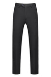 Black Peak Lapel Double Breasted 3 Pieces Men's Prom Suits