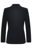 Notched Lapel Black 2 Piece Men's Business Suits