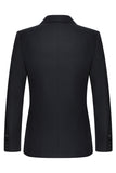 Black 3 Piece Peak Lapel Slim Fit Men's Wedding Suits