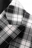 Black and White Plaid Peak Lapel Double Breasted Men's Formal Blazer