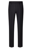 Slim Fit 3 Piece Peak Lapel Men's Black Suits