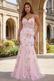Sparkly Black Mermaid Corset Long Plus Size Prom Dress with Lace Up Back