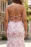 Sparkly Black Mermaid Corset Long Plus Size Prom Dress with Lace Up Back
