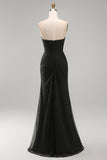 Strapless White Sheath Ruched Rehearsal Dinner Dress