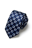 Men's Formal Navy Micro-Pattern Tie