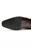 Brown Slip-On Leather Men's Party Shoes
