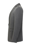 3 Piece Notched Lapel Men's Grey Suits