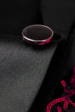 Dark Red Sequin Notched Lapel 2 Pieces Men's Prom Suits