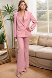 Blush Double Breasted 2 Piece Women's Formal Suit