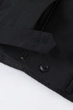 Blue 3 Piece One Button Shawl Lapel Men's Prom Suits