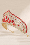 Luxury Crystal Princess Golden Crown Tiara