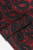 Black Jacquard Shawl Lapel Single Breasted Men's Blazer with Bowtie