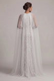 Sequin Ivory Mermaid Mother Of Bride Dress with Cap Sleeves
