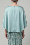 Sparkly Mermaid Blue Sequin Long Mother of the Bride Dress