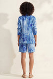 Blue Notched Lapel Single Breasted Slim Fit Short Women Suit