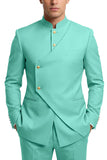 Single Breasted Coffee 2 Piece Men's Prom Suits