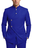 Single Breasted Coffee 2 Piece Men's Prom Suits