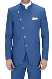 Royal Blue Single Breasted 2 Piece Men's Prom Suits