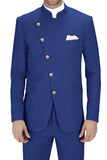 Royal Blue Single Breasted 2 Piece Men's Prom Suits