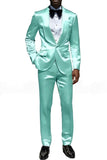 2 Piece Champagne Shawl Lapel One Button Men's Prom Suits
