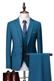 2 Piece Notch Lapel Dark Grey Single Breasted Men's Prom Suits