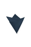 Black Satin Pocket Square
