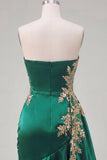 Dark Green Satin Bodycon Sweetheart Ruched Sequins Homecoming Dress with Sash