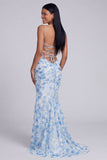Light Green Mermaid Spaghetti Straps Formal Dress