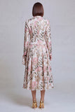 2 Piece Ivory Yellow Flower Peak Lapel Women's Skirt Suits with Pockets