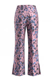 Dusty Green Open-front 2 Piece Slim Fit Floral Women's Suits