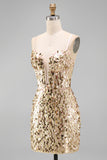 Sparkly Mint Green Tight Corset Sequins Short Formal Dress