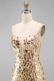 Sparkly Mint Green Tight Corset Sequins Short Formal Dress