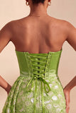 Light Yellow Bodycon Sweetheart Ruched Sequins Lace Up Back Homecoming Dress with Sash