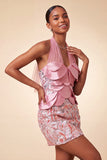 Lilac Halter Neck Bodycon Sequins Short Homecoming Dress with Lace Up Back