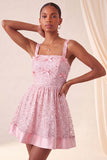 Sky Blue A-Line Square Neck Lace Up Back Sequins Homecoming Dress with Bow