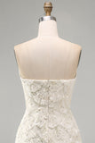 Ivory Sweetheart Short Bodycon Homecoming Dress with Sequins