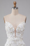 Ivory Sweetheart Short Bodycon Homecoming Dress with Sequins