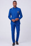 Dark Navy 2 Piece Single Breasted Men's Prom Suits