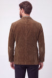 Brown Single Breasted Notch Lapel Men's Prom Blazer Jacket