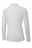 White Notch Lapel One Button Men's Prom Suits Jacket