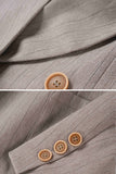 Coffee 2-piece Shawl Lapel Double Breasted Men's Prom Suits