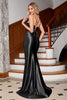 Load image into Gallery viewer, Stunning Orange Mermaid Spaghetti Straps Corset Formal Dress with Slit Front