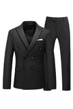 Hot Pink Double Breasted 2 Piece Formal Men Suits