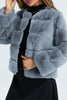Load image into Gallery viewer, Pink Shawl Lapel Faux Fur Short Shearling Coat