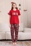 Red Merry Christmas Family Pajama Sets