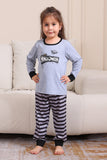 Grey Happy Halloween Family Pajama Set