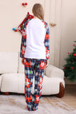 Navy Plaid Long Sleeve Family Matching Pajama Set