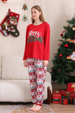 Red Christmas Family Matching Pajama Set