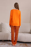 Orange Halloween Family Matching Pajama Set